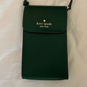 Kate Spade Emerald Green Phone Crossbody